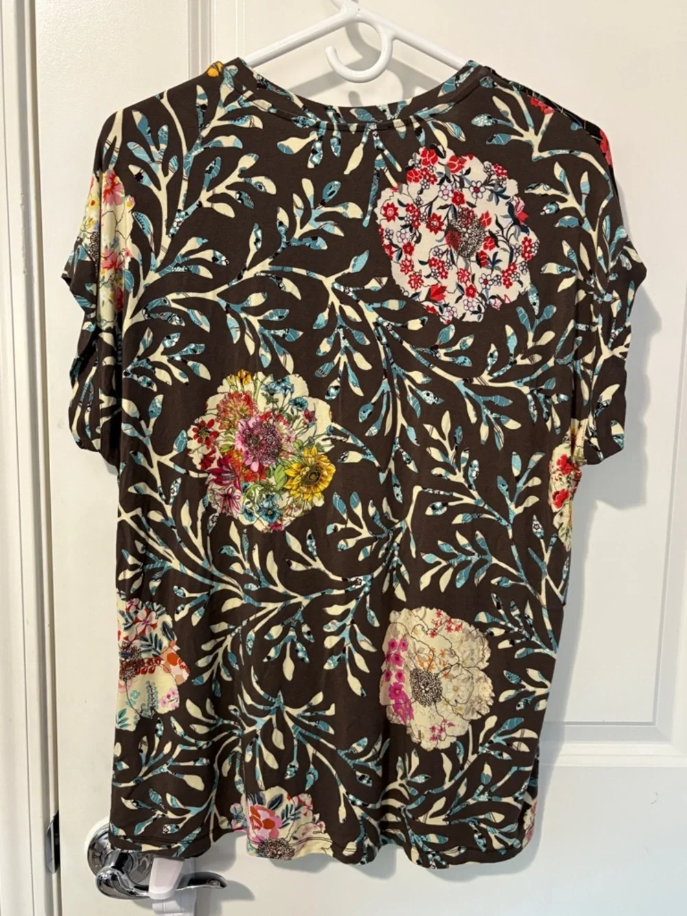 Johnny Was Kashim Relaxed Bamboo Knit Top Size Medium - Picture 5 of 9